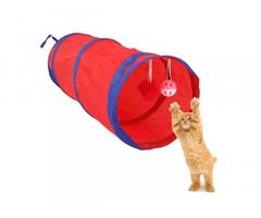 Nylon Pop Up Pet Play Tunnel Exercise Activity Toy
