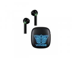 Wings Phantom 100 Gaming TWS Earbuds with 13 mm HD BASS Drivers