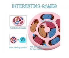FASOON Interactive Dog Food Puzzle Toy Bowl