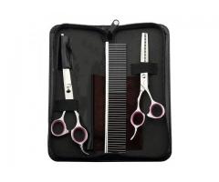 PetVogue Stainless Steel Pet Grooming Scissor Kit for Dogs and Cat - 2