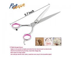 PetVogue Stainless Steel Pet Grooming Scissor Kit for Dogs and Cat