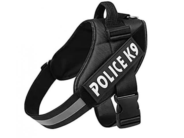 24x7 eMall Dog K9 Police Harness Dog Vest with Hook and Loop Straps - 2/2
