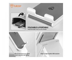Tukzer Foldable Portable Tabletop Desktop Telescopic Smartphone Tablet Stand - 2