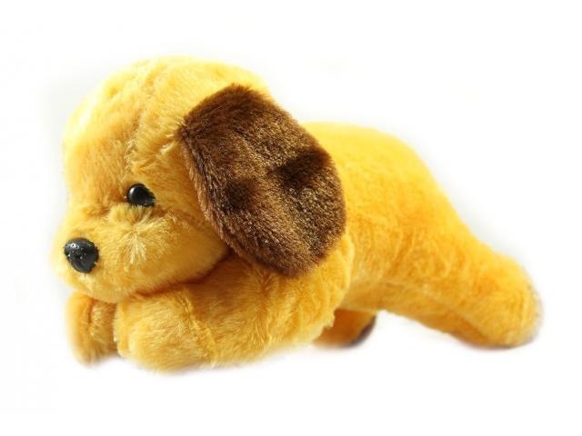 Richy Toys Cute Brown Dog Animal Soft Push Toys for Kids Birthday Gift - 2/2