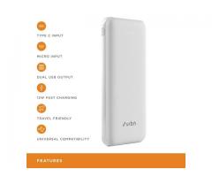 URBN 10000mAh Li-Polymer Ultra Compact Type-C Power Bank with 12W Fast Charge