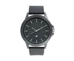 Fastrack Analog Unisex Adult Wrist Watch (Black Dial, Black Band), 38024PP25 - 1
