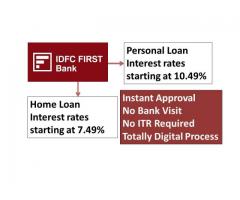 Apply for Instant Personal Loan, Home Loan, Business Loan