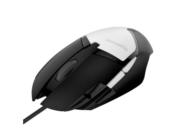 Amazon Basics Wired Gaming Mouse for Gaming PC, Computer, Laptop, Mac - 1/2