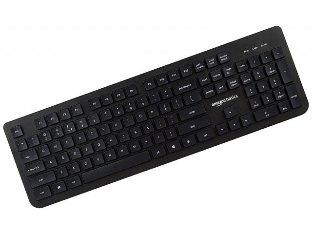 Amazon Basics Wired Keyboard for PC, Computer, Laptop, Mac - 1/1