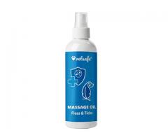 VetSafe Massage Oil for Fleas and Ticks, Stress and Itch Relief Oil, Calming Oil for Pets - 1