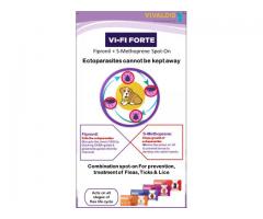 Vivaldis VI-FI Forte Single Pipette : spot on for Prevention & Treatment of Fleas, Ticks