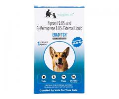Eraditch Spot on for Dogs Fleas Ticks Remover Treatment Solution Drops