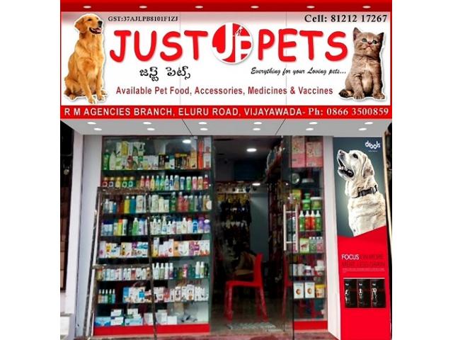 Just Pets Pet store in  Vijayawada, Andhra Pradesh - 1/2