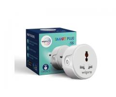 Wipro 10A smart plug with Energy monitoring Suitable for small appliances - 1
