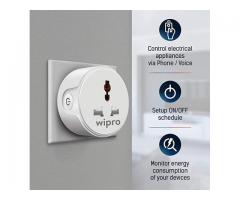 Wipro 10A smart plug with Energy monitoring Suitable for small appliances - 2