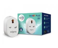 Wipro 16A Wi-Fi Smart Plug with Energy Monitoring Suitable for Large Appliances
