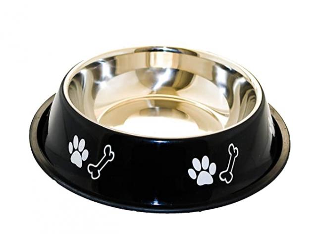 Sage Square Dog Stainless Steel Bowl for Pets, Dogs, Puppy, Cat, Kittens - 1/3