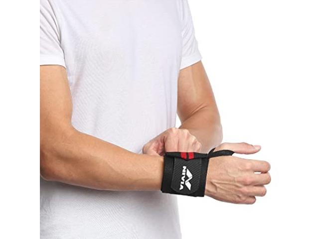 Nivia 11041 Cotton Thumb Wrist Support for Men and Women - 1/2