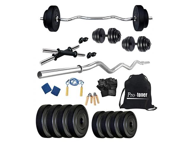 Protoner 20 Kg Home Gym Set with Accessories - 1/1