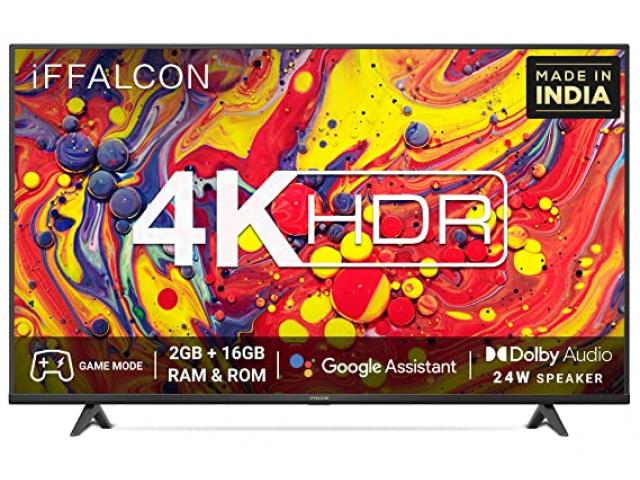iFFALCON 55U61 55 inches 139 cm 4K Ultra HD Certified Android Smart LED TV  - 1