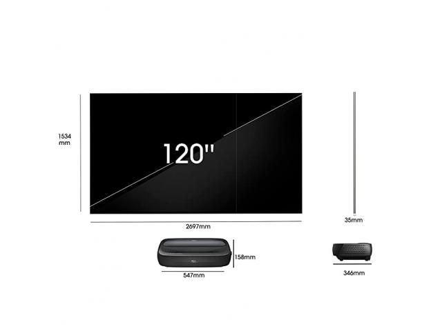Hisense 120L9G 120 inches 305 cm Trichrom ALR Screen Series 4K Ultra HD Smart Laser TV - 2/2
