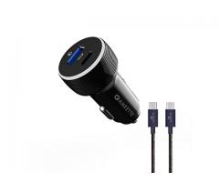 Amkette Power Pro 2 Port (QC and PD) Car Charger - 1