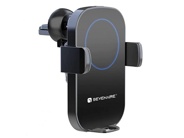 Sevenaire CH07 Wireless Car Charger with 15W Fast Charging, Auto-Clamping - 1/3