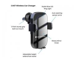 Sevenaire CH07 Wireless Car Charger with 15W Fast Charging, Auto-Clamping - 2