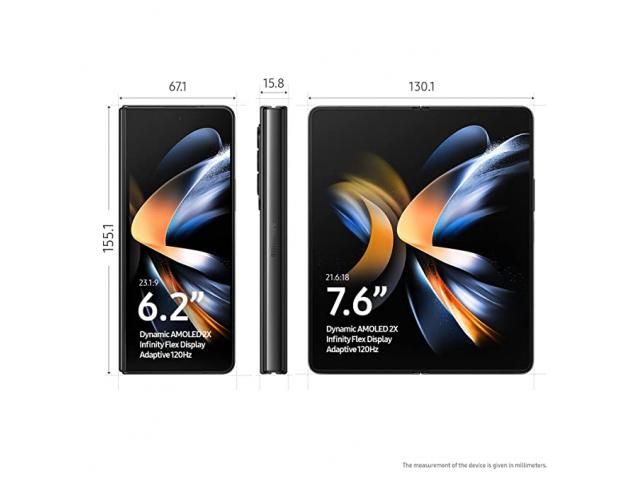 Samsung Galaxy Z Fold4 5G Mobile Phone (12GB RAM, 256GB Inernal Memory) - 2/3