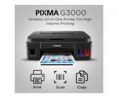 Canon PIXMA G3000 All-in-One WiFi Ink Tank Colour Printer