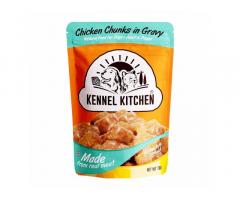 Kennel Kitchen Wet Dog Food for Both Adult & Puppy Chicken Chunks in Gravy