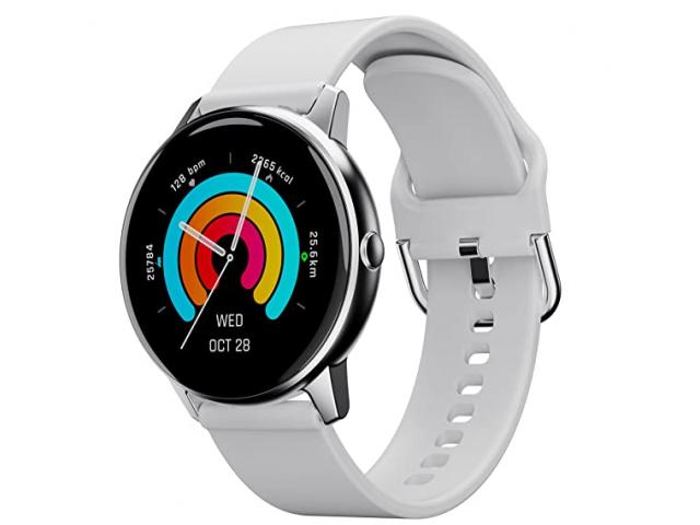 Ambrane Curl Smartwatch with 15 Days Battery Life, 1.28 Inch Lucid Display - 1/2