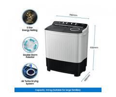 Samsung WT85B4200GG/TL 8.5 kg 5 Star Semi-Automatic Washing Machine 