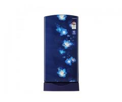 LLOYD GLDF214SGBS1PB 200 L 4 Star Base Stand Inverter Direct Cool One Door Refrigerator