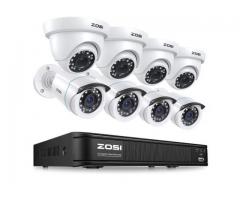 ZOSI H.265+ 1080p Home Security Camera System Indoor Outdoor