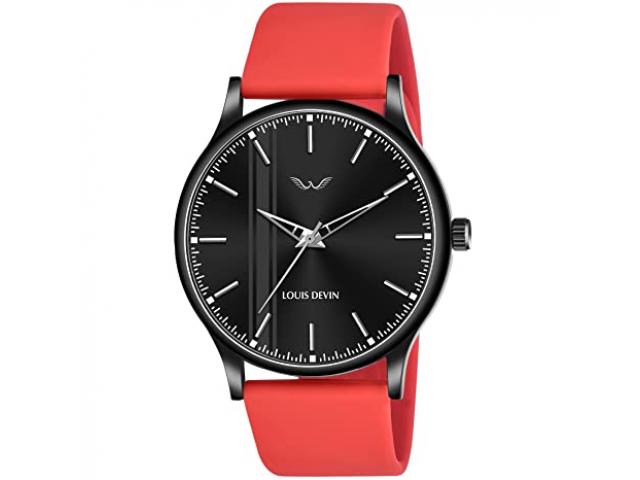 Louis Devin LD-BK054 Silicone Strap Analog Wrist Watch - 3/3
