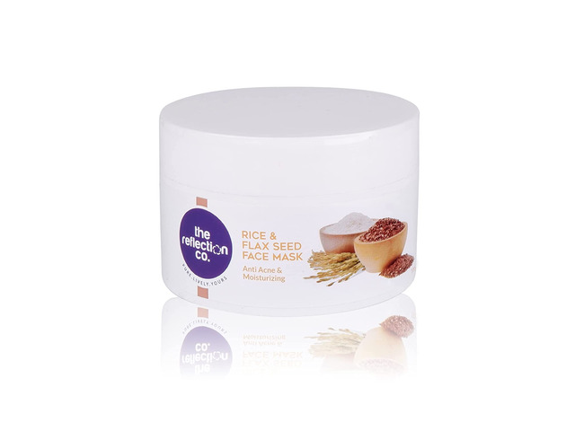 The Reflection Co. Rice and Flaxseed Facemask for acne free skin - 1/1