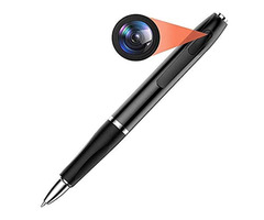 MatLogix 1080P HD Mini Hidden Camera Pen with Audio, Video, Photo Recorder