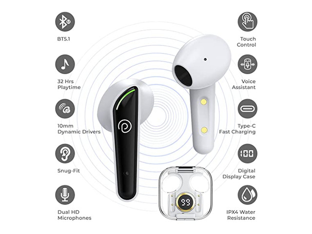 Ptron Bassbuds Nyx Wireless Earbuds - 2/2