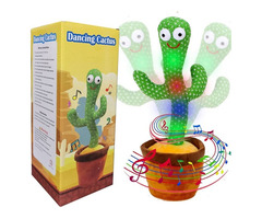Vebeto Dancing Cactus Talking Toy Plush Toys for Kids