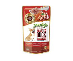 Jerhigh Wet Dog Food For All Life Stages - Roasted Duck chunks in Gravy