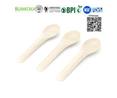 Cutlery disposable sugarcane cutlery bagasse spoon - 3