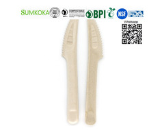 Cutlery disposable bagasse cutlery sugarcane knife - 4