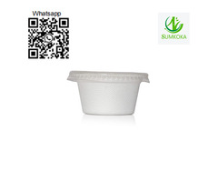 2 OZ 3 OZ 4 OZ disposable bagasse chili soy sauce cup sugarcane dipping cup