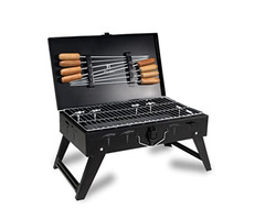 Traveler Foldable Charcoal Barbeque Grill - 1