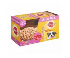 Pedigree Puppy Wet Dog Food, Chicken Chunks in Gravy Price - 1