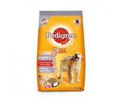 Pedigree Puppy Dry Dog Food, Chicken, Egg, Rice for Sale - 1