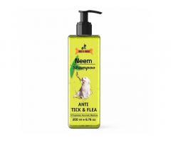 Organic Neem Shampoo for All Breeds Dogs and Cats Get Rid of Tick and Flea, Lice and Itching - 1