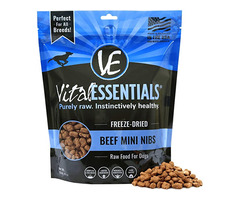 Vital Essentials Freeze Dried Beef Mini Nibs Dog Food