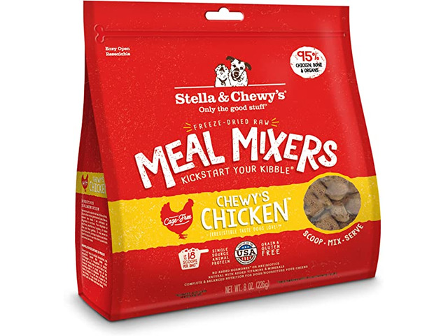 Freeze Dried Raw Chewy’s Chicken Meal Mixers - 1/1